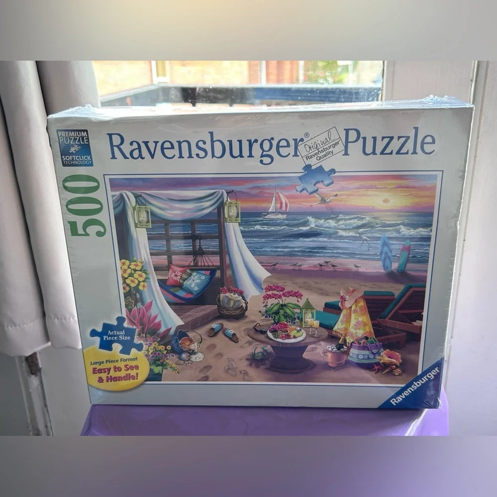 Ravensburger Premium Puzzle with Blue and Yellow Accents